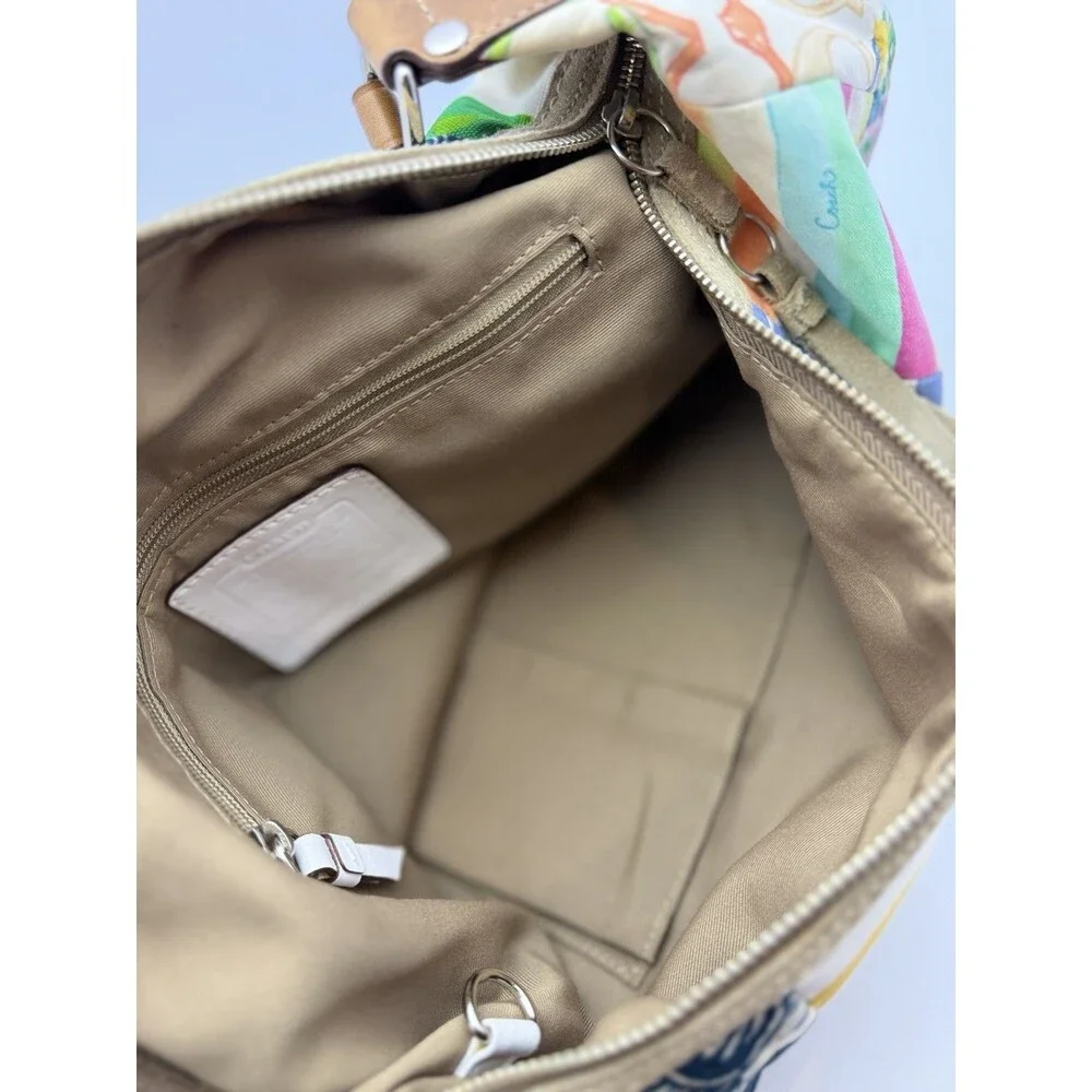 Coach Patchwork Signature Hobo Bag Multicolor Limited Edition Y2K L0673-10450 - Picture 12 of 12